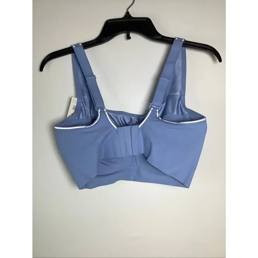 Wacoal Women's 34DDD Bel Air Blue Sydney Sport Underwire Bra Athleisure C15-2